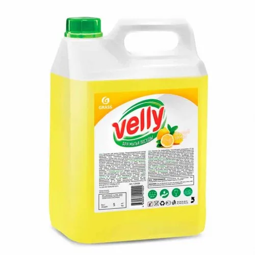 GraSS Моющее средство для посуды VELLY Premium Лимон 5л