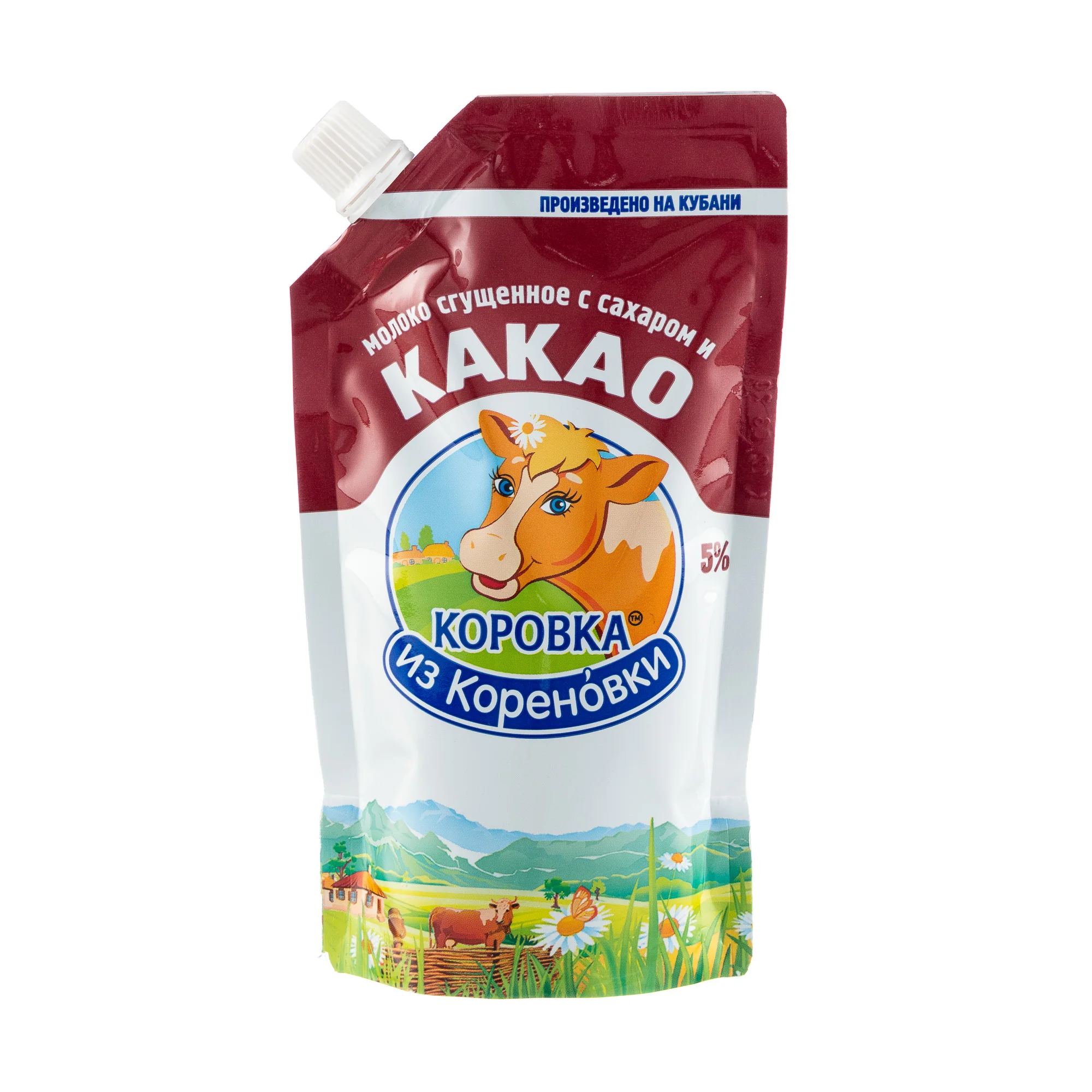 Коровка из Кореновки Сгущенное молоко с какао 5% 270гр. | Продукты