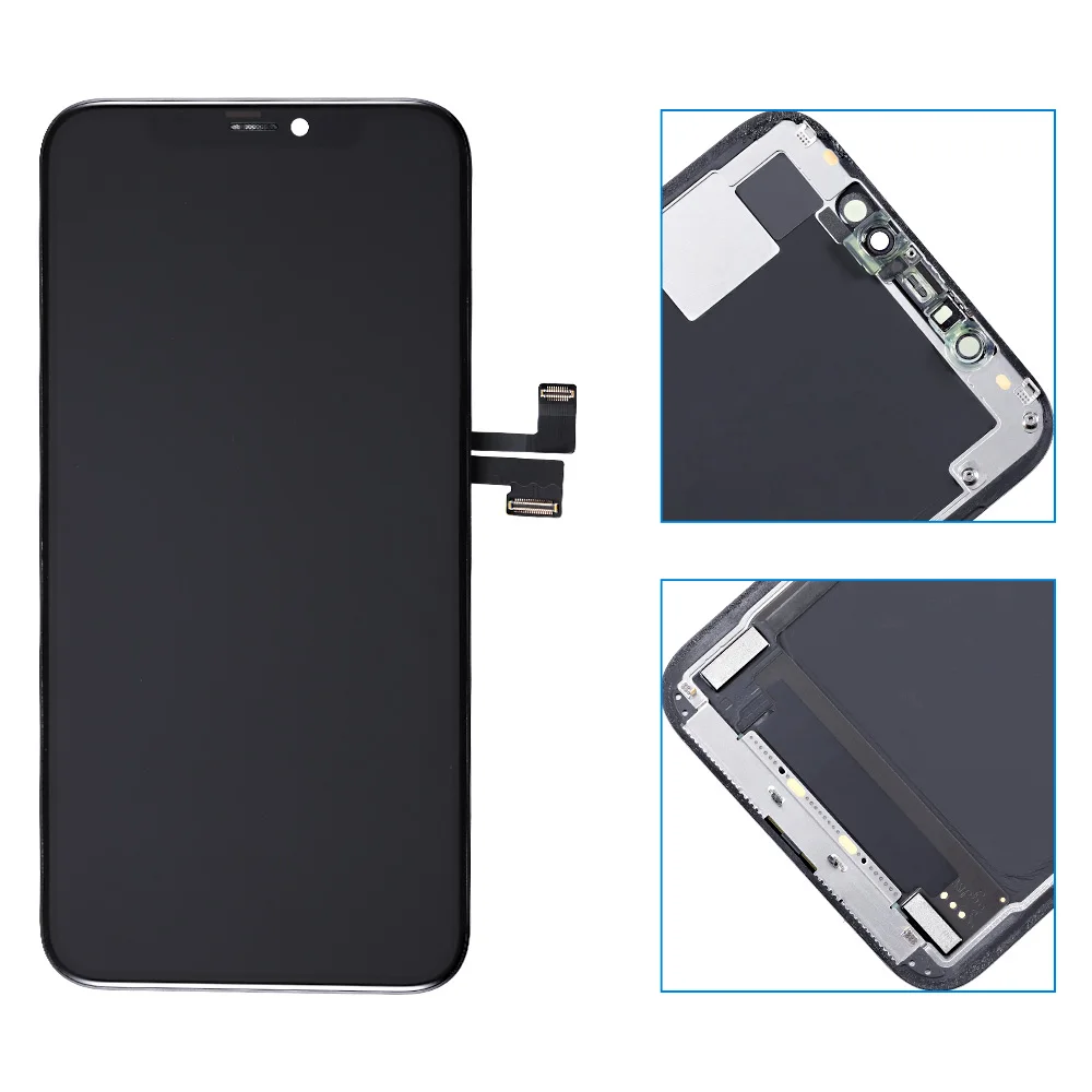 Elekworld класс Лучший OEM для iPhone 11 Pro ЖК-дисплей с 3D сенсорным экраном дигитайзер в