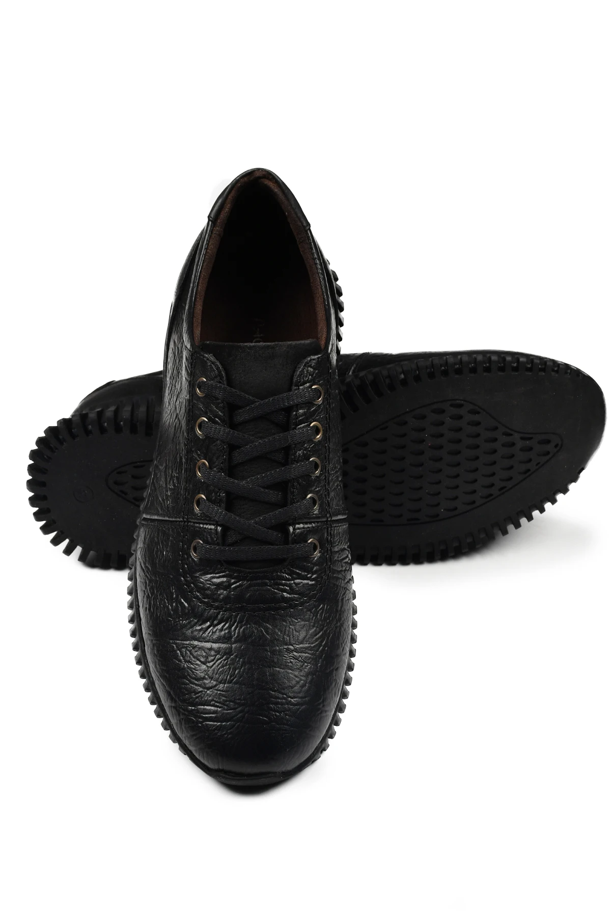 

DeepSEA Laced Thick-Soled Leather Sports Shoes 2104484