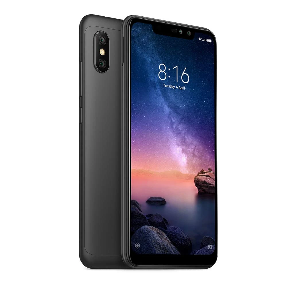 Xiaomi Note Redmi 6 Pro глобальная версия черный цвет (черный). Полоса 4G/LTE/WiFi две sim-карты 64