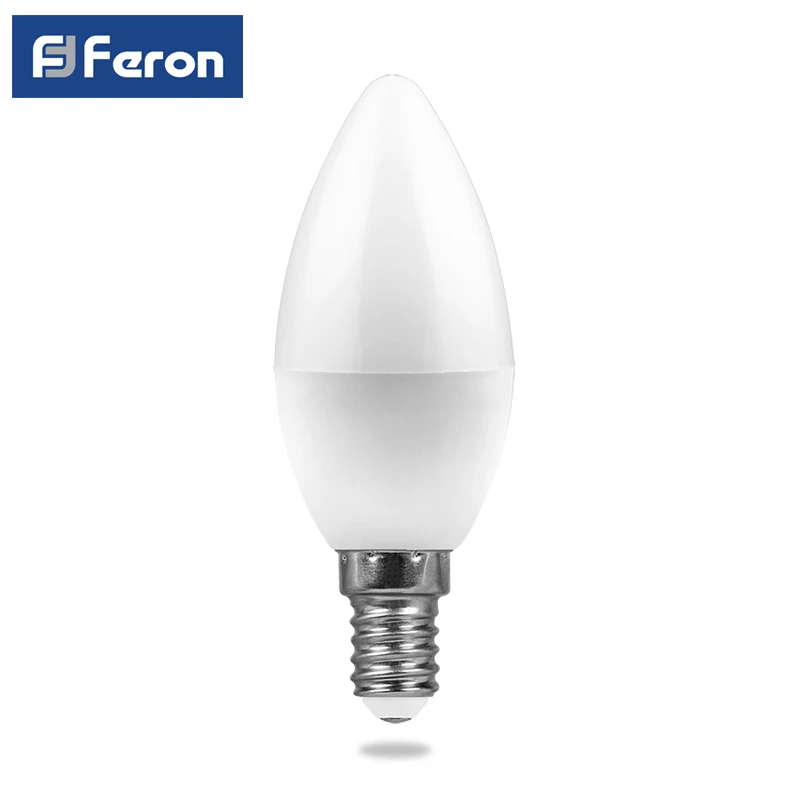 Лампа светодиодная Feron C37 свеча E14 5W 7W 9W 11W 2700K 4000K 6400K|Светодиодные лампы и трубки| |