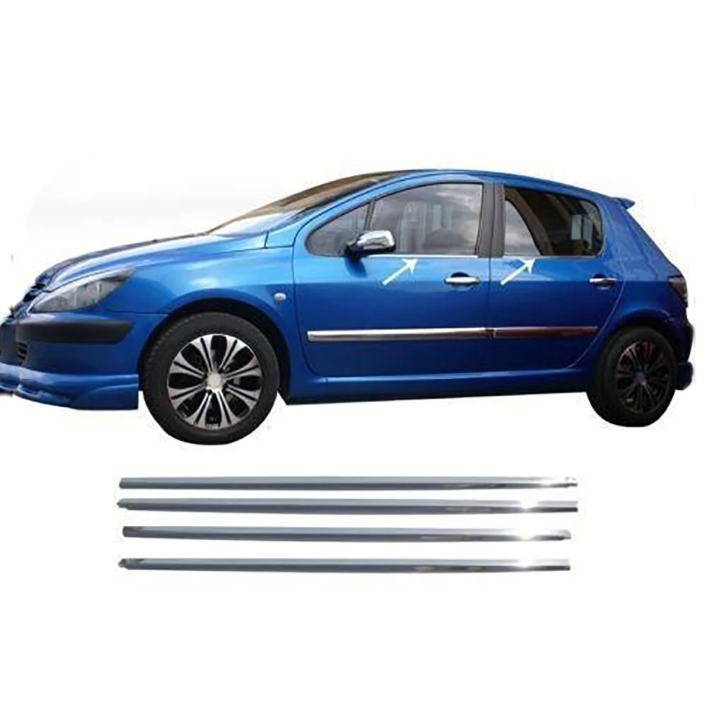 

Peugeot 307 HB/SW Chrome Window Frame Trim 4 Piece (2001-2008)