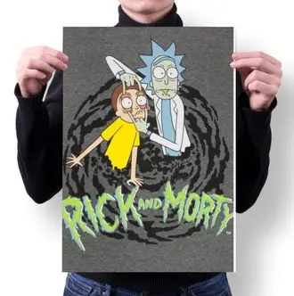 Плакат Rick and Morty/ Рик и Морти №19 А4 | Дом сад