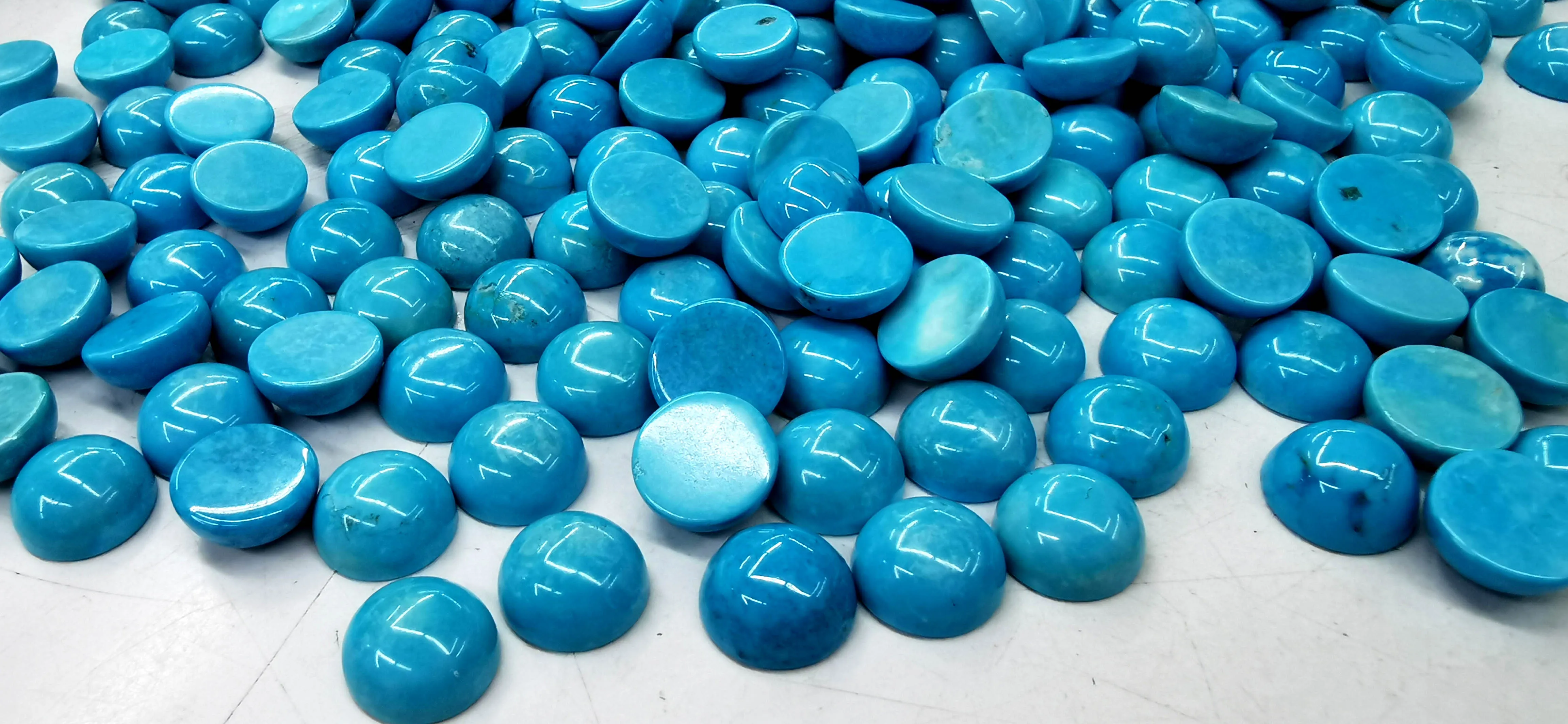 Круглые бусины с кабошонами из бирюзового камня 4 мм 6 8 10 12 оптовая продажа 24