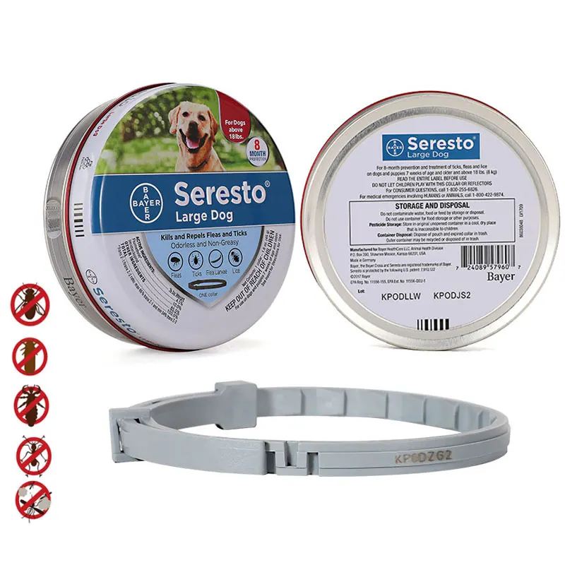 

Dog Anti Flea And Tick Collar Cat Antiparasitic Deworming Collar Retractable Dog Leash Puppy French Bulldog Pug Pet Accessories