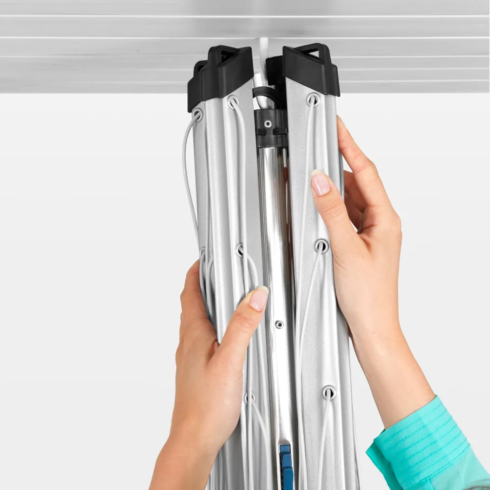 Сушилка уличная для белья Brabantia &quotLift O Matic&quot 50м навески с чехлом серый металлик