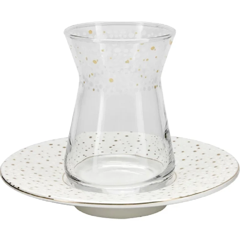 

Karaca Almond Star 6 Person Tea Set