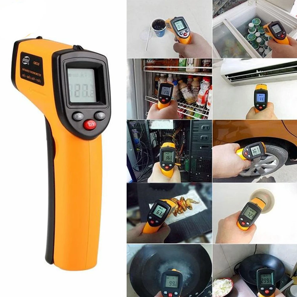 Инфракрасный термометр GM320 Бесконтактный измеритель температуры ручной