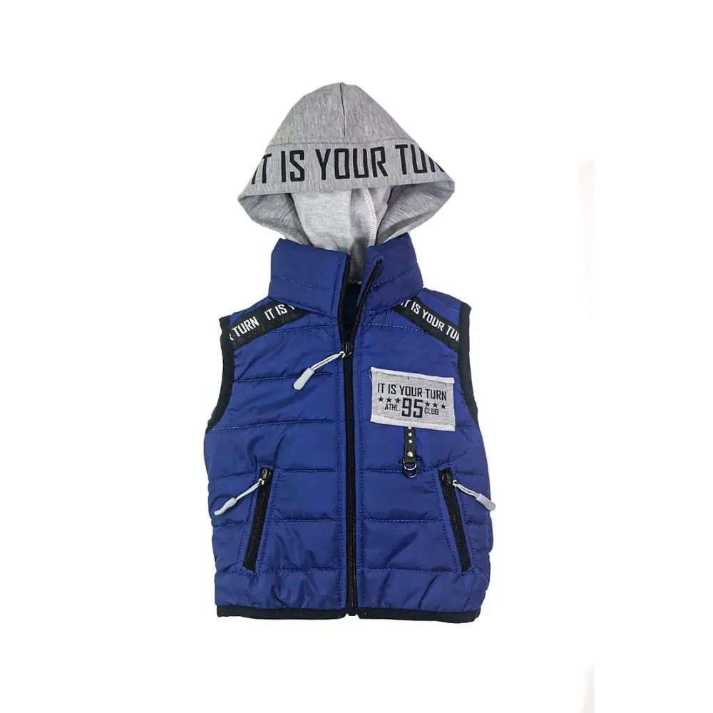 

Hooded Child Waistcoat Outerwear Winter Coats Kids Clothes Warm Cotton Baby Waistcoat - Gift for Boy
