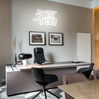 chinese characters neon sign custom neon sign flex led neon light sign office home room wall decoration