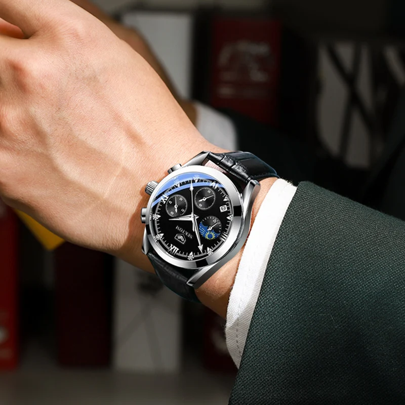 Часы наручные NEKTOM Мужские кварцевые модные спортивные водонепроницаемые в стиле