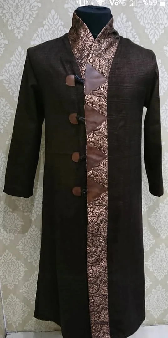 

Dirilis Ertugrul Ghazi Kaftan Suit for Men %100 Handmade Dirilis Ertugrul Ottoman