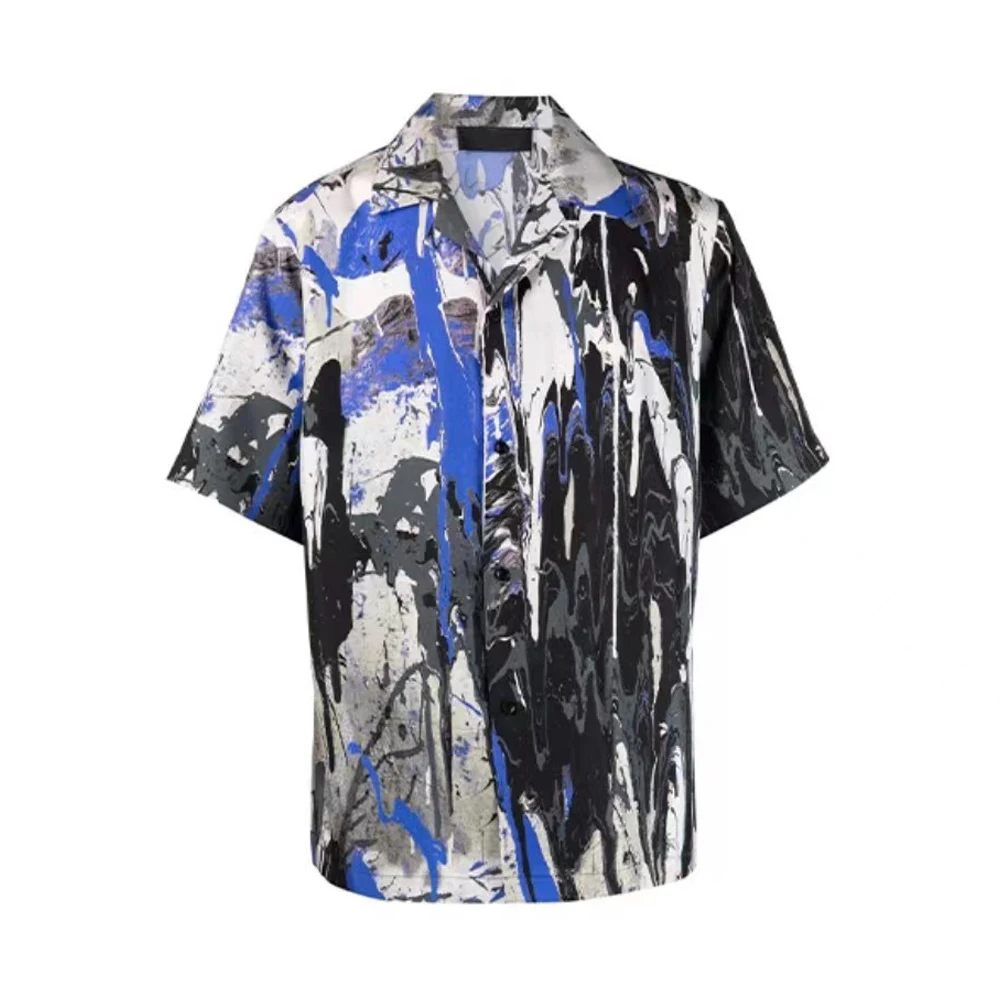

NIGO VIP Paint Splatter Short Sleeve Shirt #nigo61116