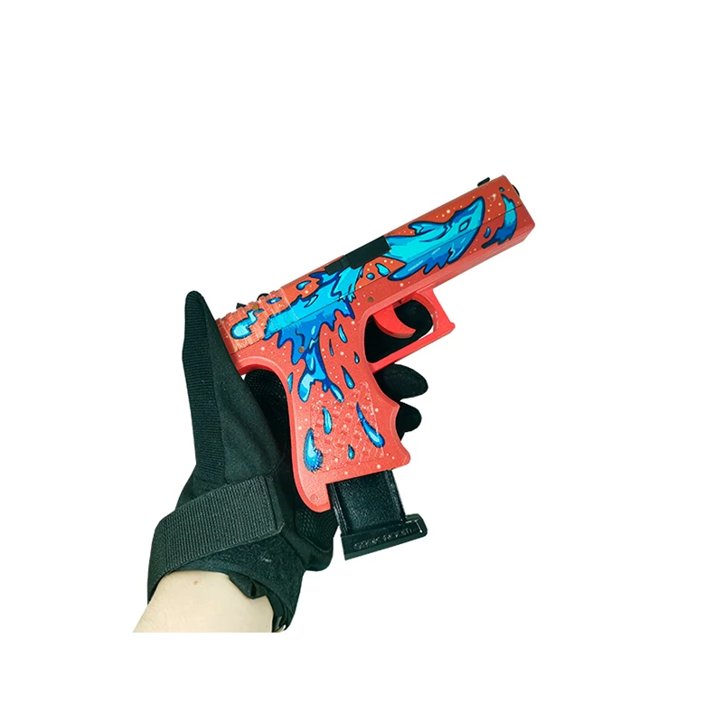 Деревянный пистолет Glock Дух воды CS GO | Пистолет кс го (Деревянный резинкострел