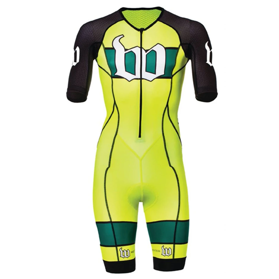 Хаки Wattieink открытый Трикотажный костюм для триатлона skinsuit Велоспорт мужской Велосипедный Спорт ciclismo Боди Набор всплеск Одежда MTB кожи костюм - Цвет: Хаки