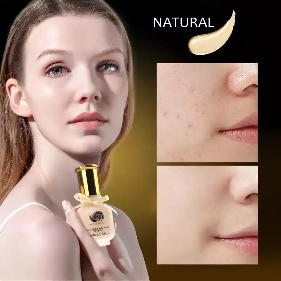 Антивозрастной Guan Jing cream 30+ BB-крем с муцином улитки матирующий эффект anti-aging Snail 70ml