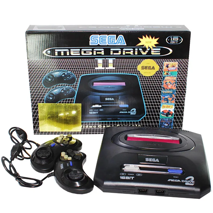 16 bit SEGA MD 2 video game console for original Mega Drive 5 игр плюс дарим два картриджа с