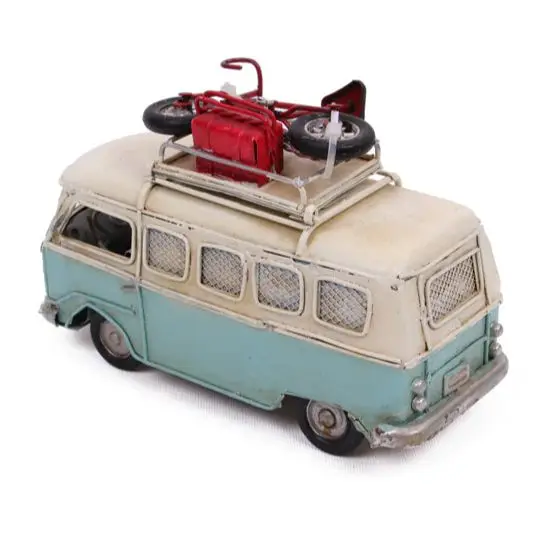 Античный Декор металлический винтажный микроавтобус Ностальгический