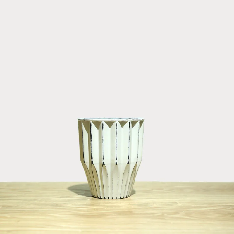 

Distressed Effect Planter Pots Distressed Retro Plastic Artificial Flowers Succulents Flower Pots