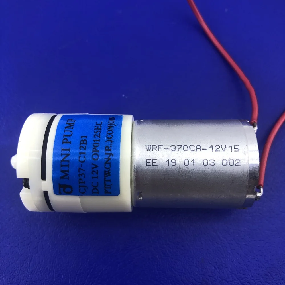 1 штука Мини насос помпа воздушная DC 12V CJP37 C12 B1 мотор RF370CA Воздушный двигателя