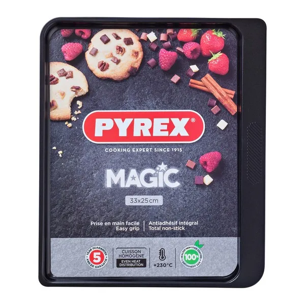 Антипригарный лоток для духовки Pyrex Magic из углеродистой стали оцинкованная сталь