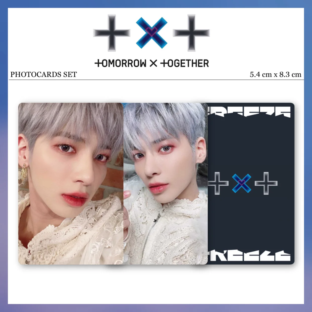 10 шт/комплект Карты Tomorrow x Together TXT FREEZE двусторонние для коллекции | Канцтовары
