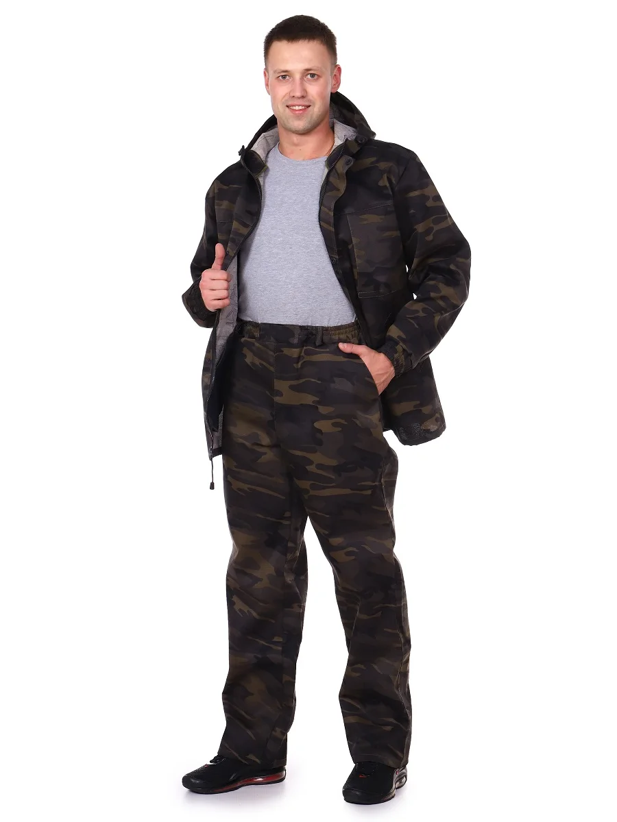 Универсальный камуфляжный мужской костюм камуфлированный военный для охоты