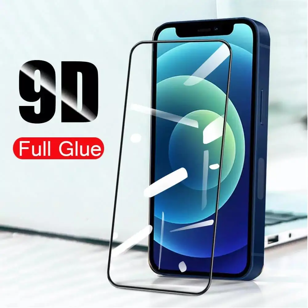 9D с украшением в виде кристаллов Защитное стекло для iPhone 11 12 Pro Max XS XR 7 6 6s Plus