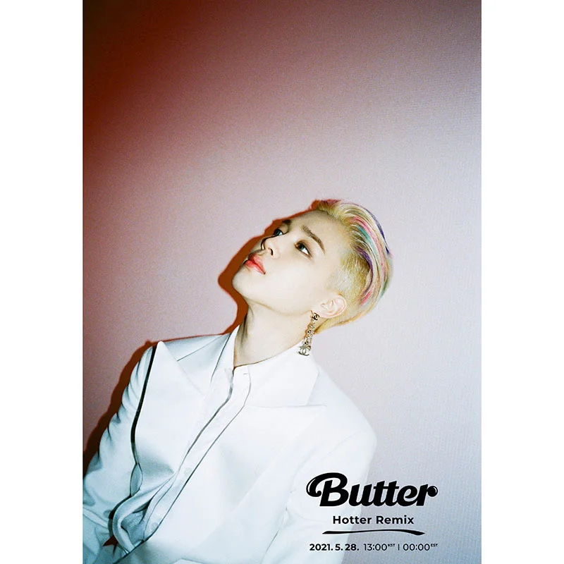 

KPOP Bangtan Boys New Album Butter Stick-On Posters JIMIN Jung Kook RM JIN Wall Desk Decorative Picture For Fans Gifts C58