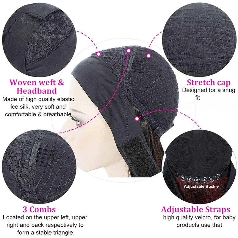 Kinky Curly Headband Wig Brazilian Remy Human Hair Wigs for Black Women Cheap 30 Inch Full Machine Made Glueless Jerry Curly Wig