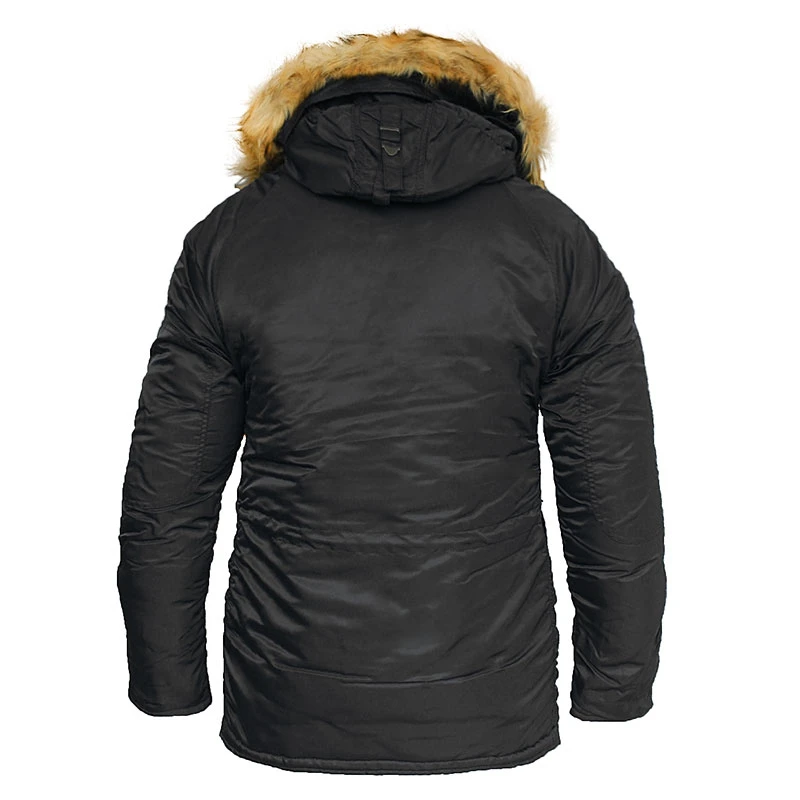 Куртка аляска Nord Denali Husky black/orange | Мужская одежда