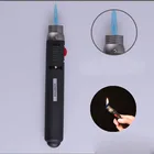 Новый креативный пистолет-распылитель с длинной полосой, уличный огненный воспламенитель с двойным пламенем, металлическая ветрозащитная газовая зажигалка, огненная энергия для яркого курения