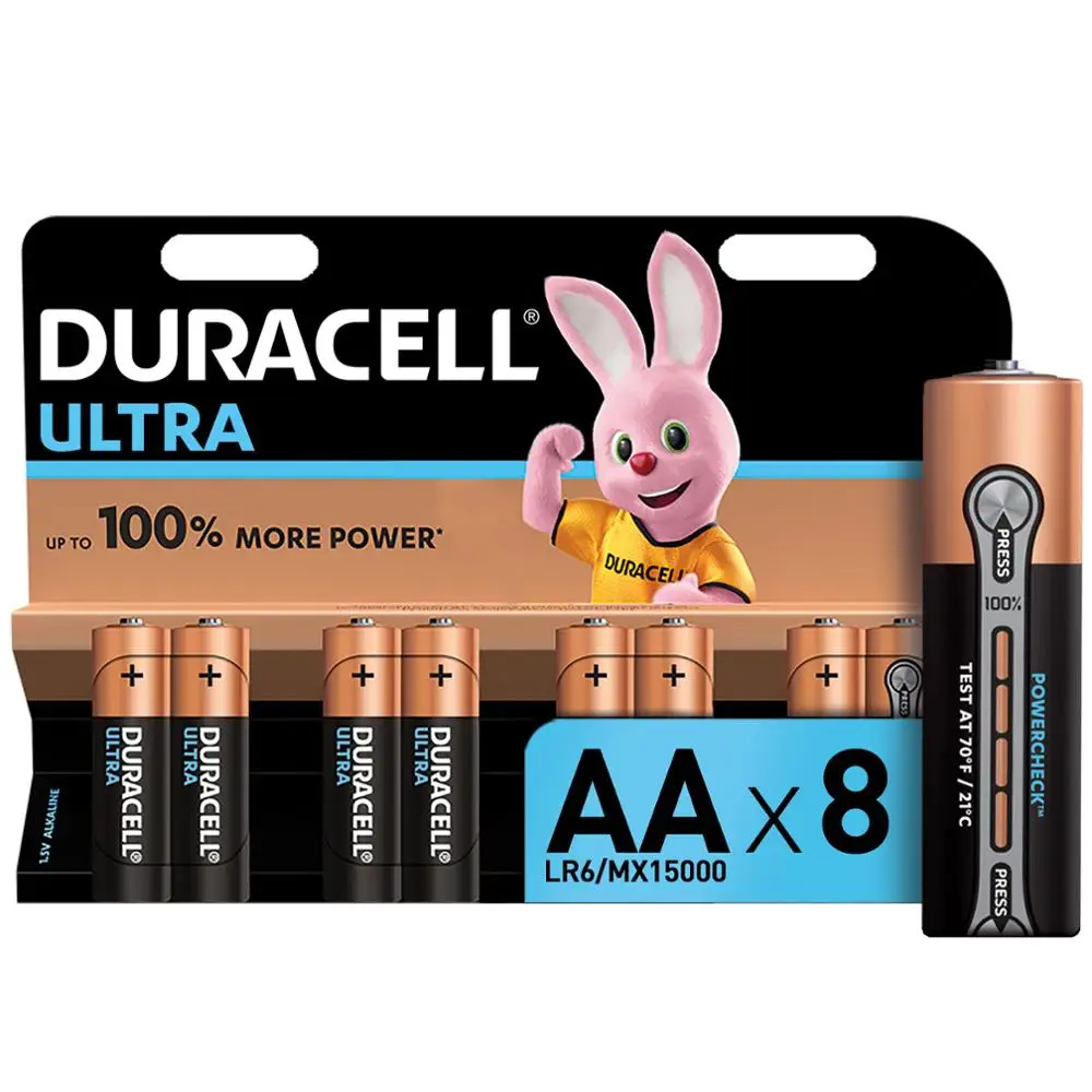 Батарейки DURACELL Ultra Power AA (LR6) 8 шт | Электроника