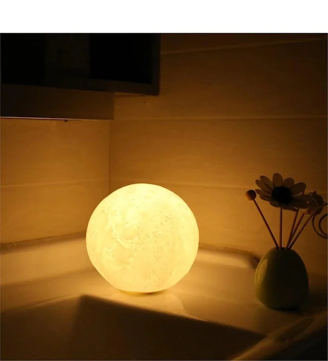 

3D Moon Shape Dekratif Night light Medium Size 439406347