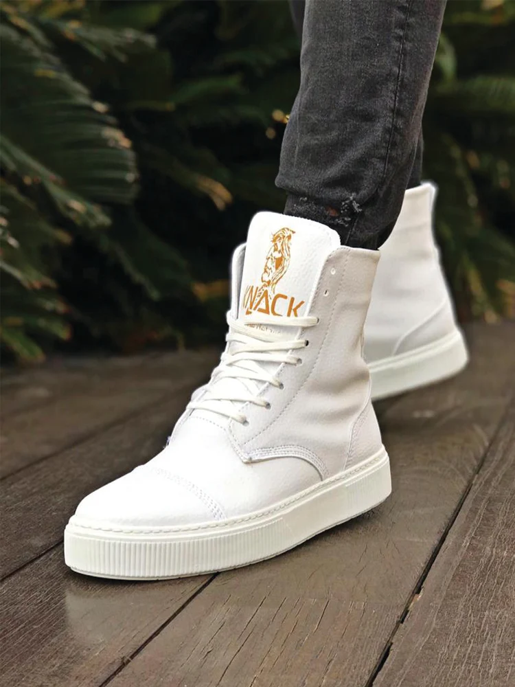 Knack Spor Bot 022 Beyaz Men Shoes We Deliver You With Reasonable Price And Fast Shipping New Sport Model Stylish Design | Обувь