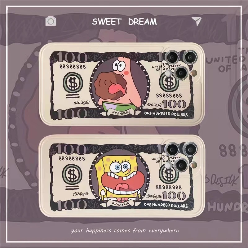 

SpongeBob-Patrick-Star Phone Case For iPhone 12 13 Pro Max Mini 11 Pro Max X XR XS MAX SE 2020 8 7 6S Plus Silicone Cover Funda