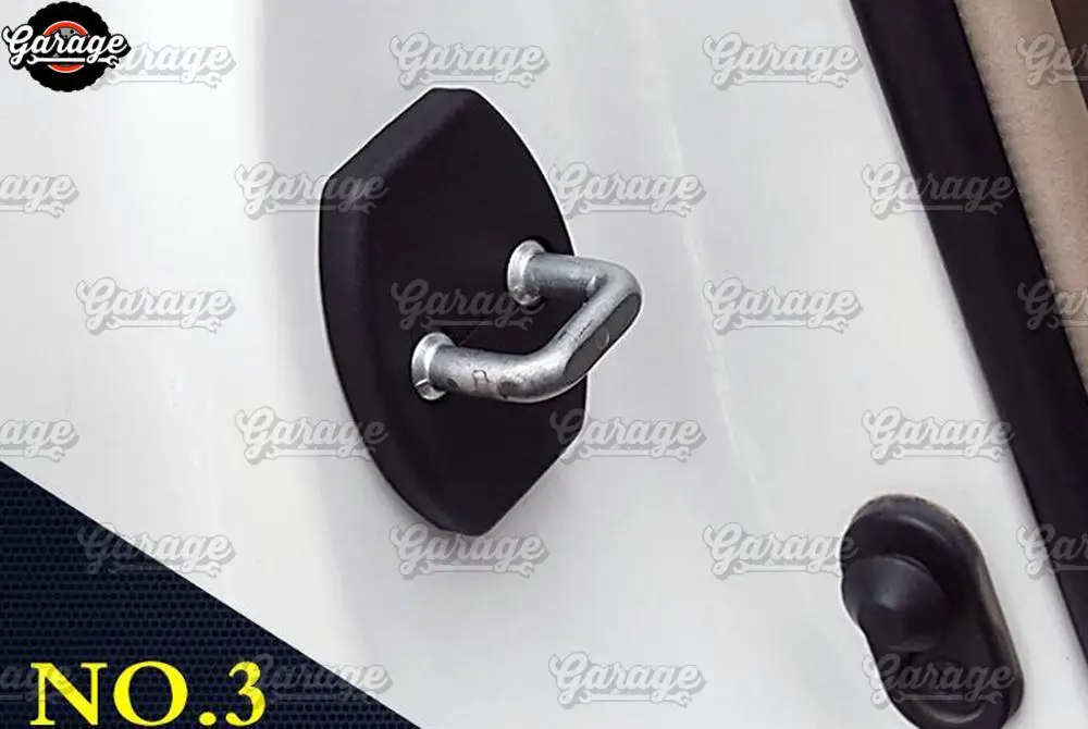 Защитные накладки для дверных петель для Land Cruiser Prado 150 2010- пластиковая формовка из АБС 1 комплект / 4 шт дизайн автомобиля украшения