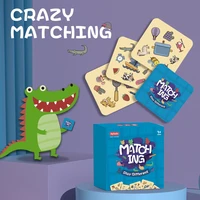 crazy pair touch puzzle early education card family education parent child interactive game card multiplayer board game toys