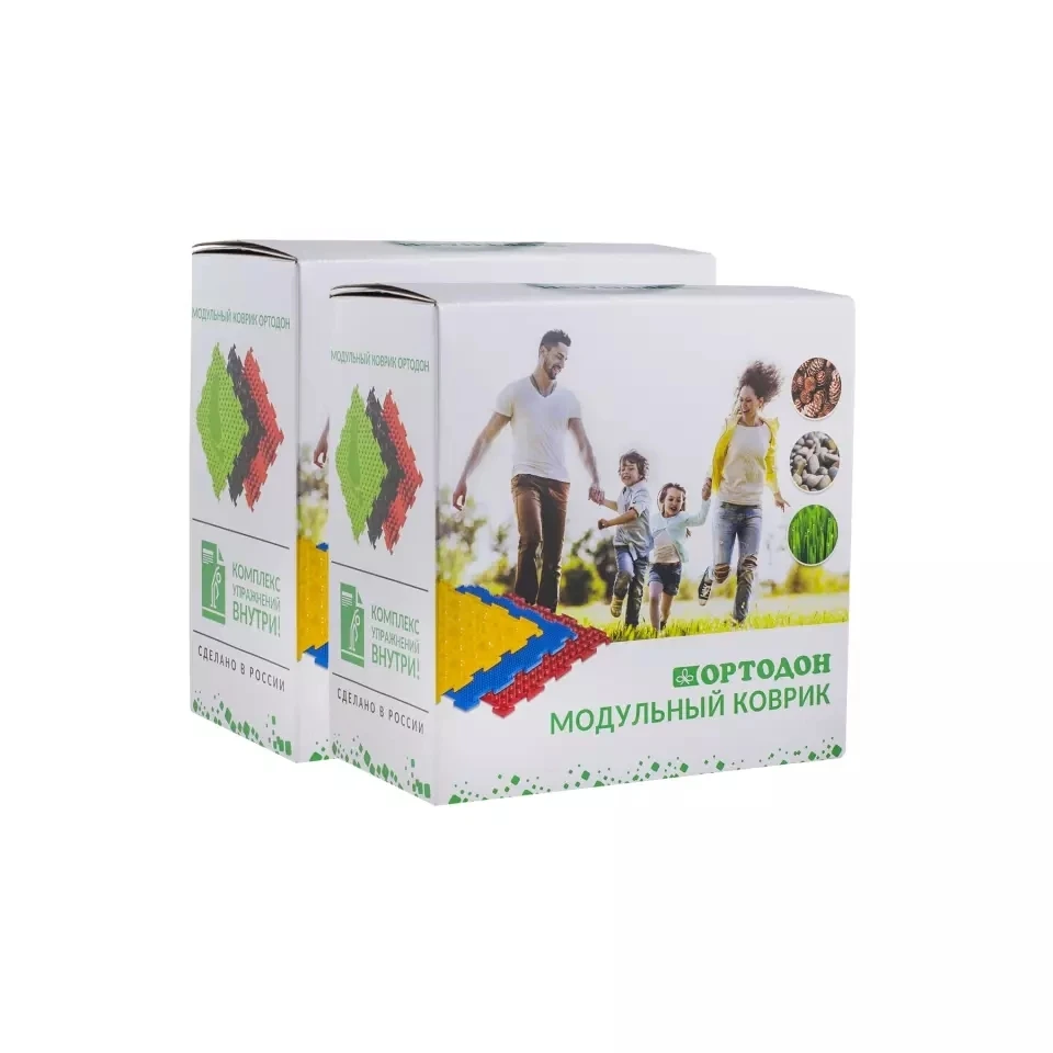 ORTHODON Children's folding orthopedic massage educational for children baby soft floor mat puzzle box relief set the nursery mix № 10 (12