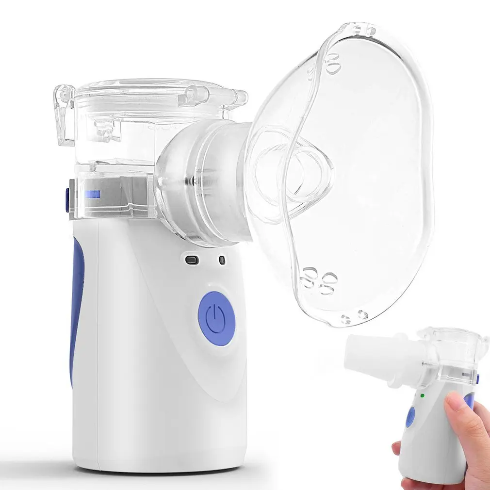 

Portable Handheld Medical Ultrasonic Nebulizer Quiet Mesh Atomizer Humidifier Household Asthma Cough Inhaler For Kids Adult