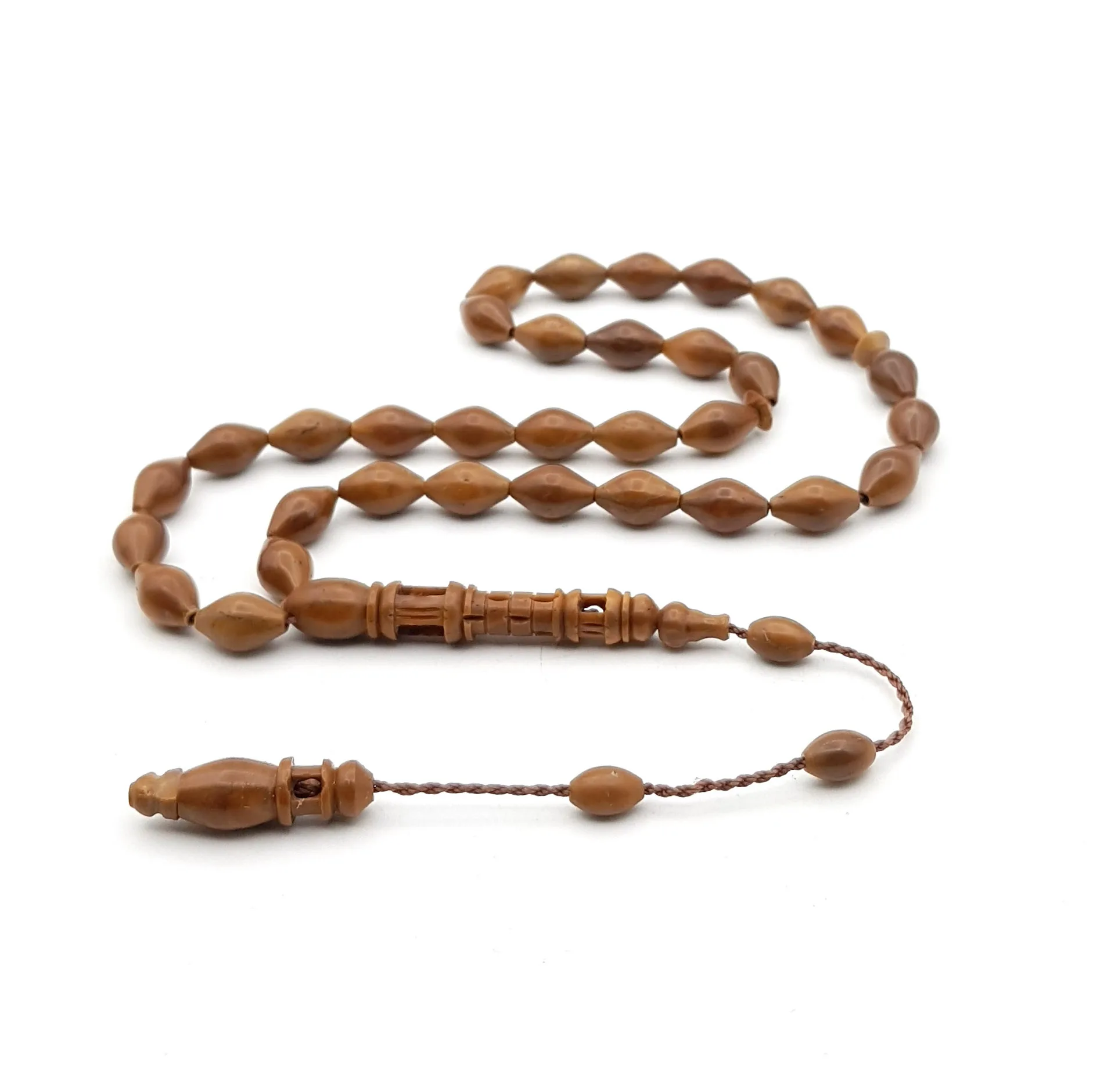 Muslim Prayer Beads Kaaba Minaret With Imam Barley Cut Kuka Rosary Ottoman System Tasseled |