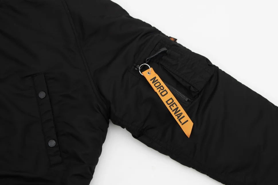 Куртка аляска Nord Denali Husky black/orange | Мужская одежда