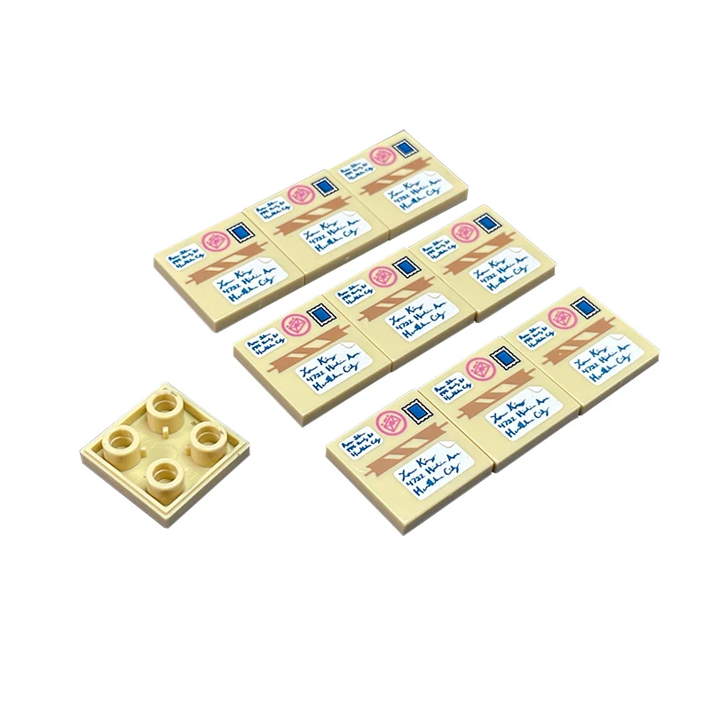 City Foods Plants Accessories Parts Series Toys For Kids Building Blocks Educational Pizza White Round Eye Compatible Gift | Игрушки и