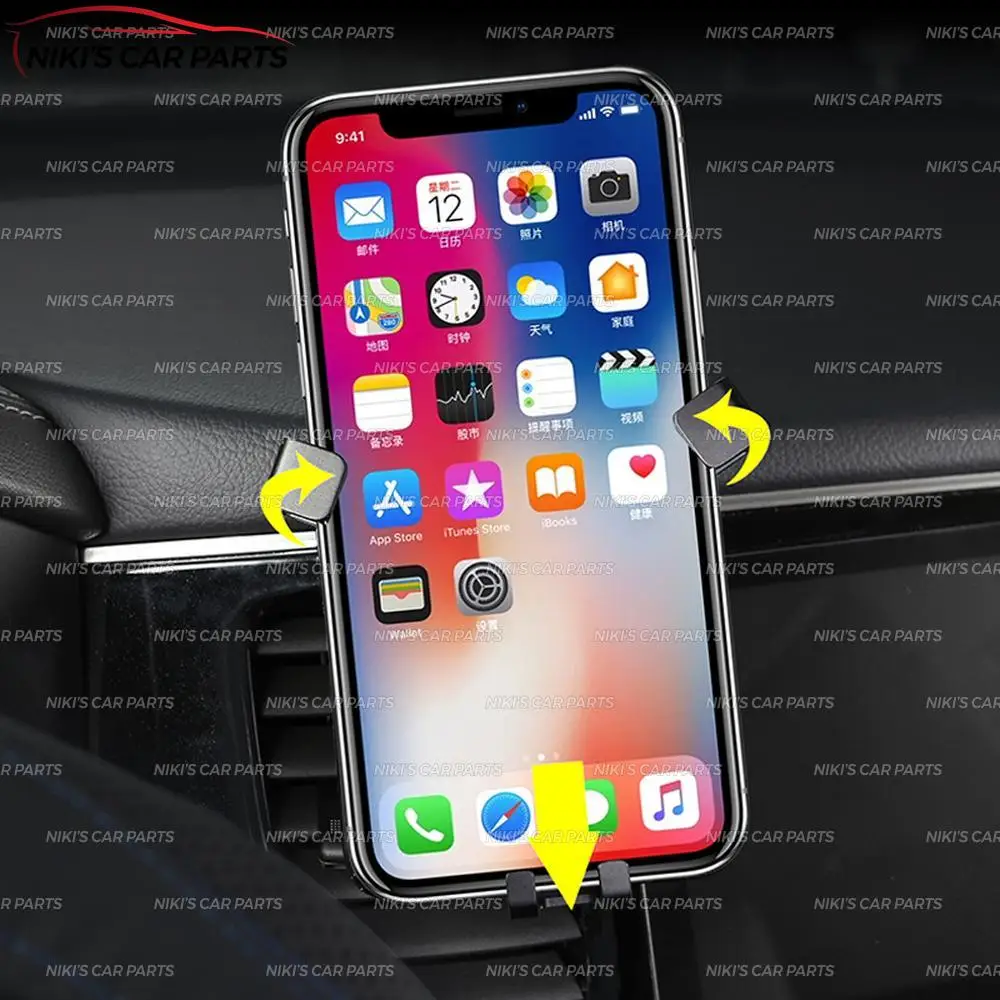 Aluminum car holder case for Mitsubishi Outlander 2013-2019 Alloy 1 set decoration styling accessories interior | Автомобили и