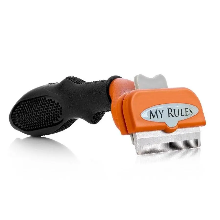 Фурминатор для вычесывания шерсти кошек и собак (дешеддер чесалка пуходерка) My