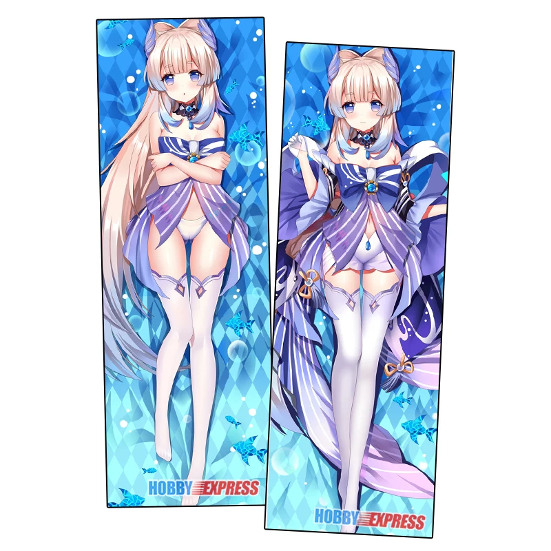 

Hobby Express Anime Dakimakura Japanese Otaku Waifu Hugging Body Pillow Cover Case Sangonomiya Kokomi Genshin Impact 211008