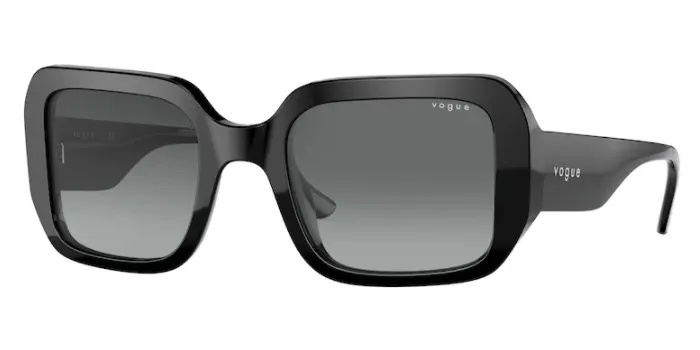 Vogue 5369 S W44/11 51 Woman Sunglasses, Black Frame, Grey Gradient Lenses, High Quality  Vision, Desing Sunglasses 2021