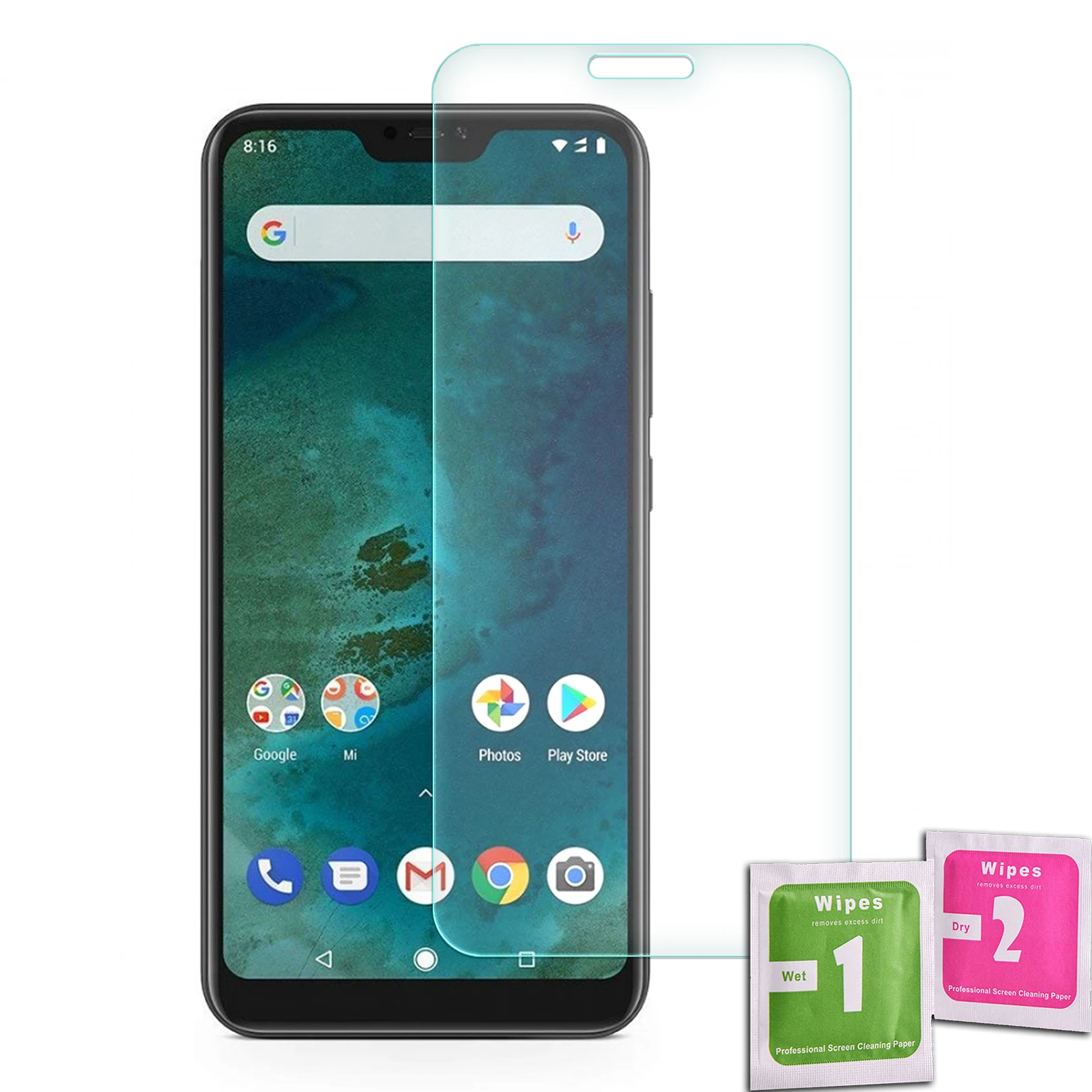 Tempered glass screen Protector for XIAOMI MI A2 LITE / REDMI PRO Premium quality 9H 0.33mm