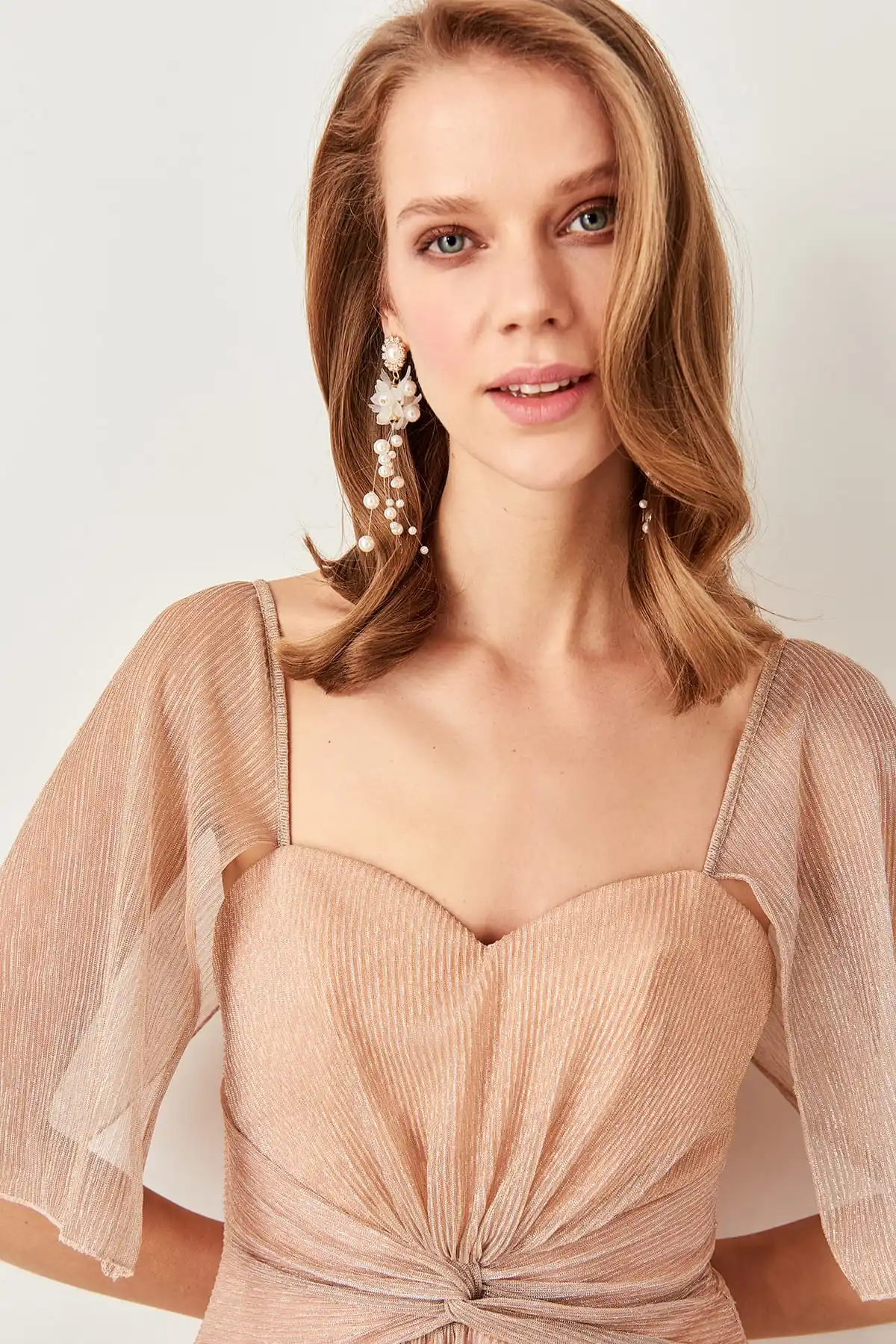 Trendyol Shir детальное вечернее платье TPRSS19VF0017|Вечерние платья| |